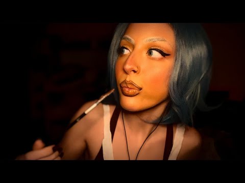 ASMR Oompa Loompa paints your face with chocolate and licks it 🍫
