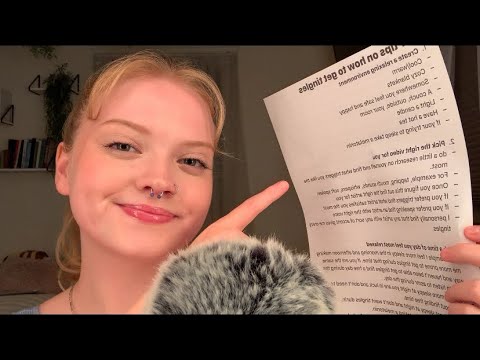 ASMR~5 TIPS ON HOW TO GET GUARANTEED TINGLES 💤🥱