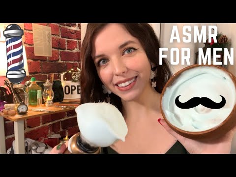 Ultimate Men's Barbershop & Shave (ASMR) 💈 Shaving Cream, Personal Attention Roleplay
