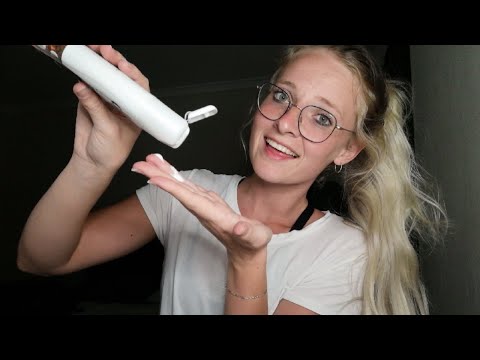 ~ ASMR ~ Doing Stuff to Your Face (touching, poking, scratching) w/ Lotion Sounds, Breathy Whispers