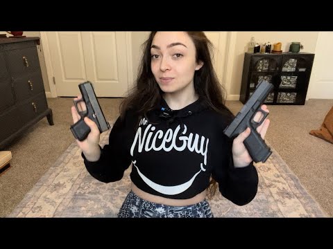 ASMR Your Girlfriend Teaches You About Her Guns