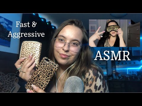 Fast & Aggressive Tapping & Scratching ASMR Cheetah Print Edition With Special Guest