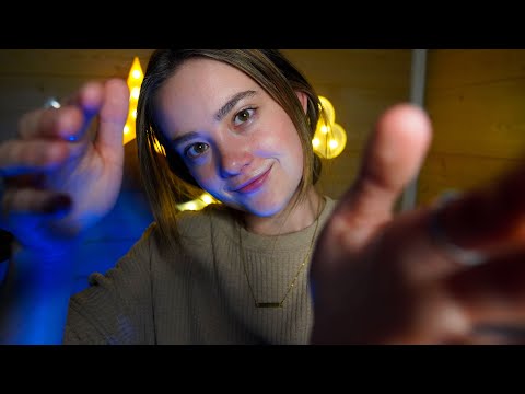 ASMR MEDITATION Relaxation For Falling Asleep Fast 💙 Hand Movements & Whispers