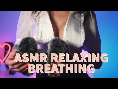 ASMR Relaxing Breathing and Messaging your Ears