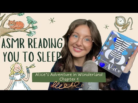 ASMR Reading you to sleep🐇 (Alice in Wonderland Chapter 1)