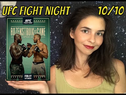 ASMR UFC Fight Night Ramble *Gane vs. Rozenstruik*