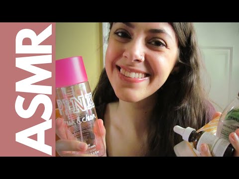 ASMR | Making LOTSA Sounds With Skin and Hair Products (Tapping, Lid Sounds, Shaking, Rambling)