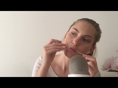 ASMR Double Microphone Mouth Sounds| Blue yeti, earbud microphone, ear eating, mic nibbling