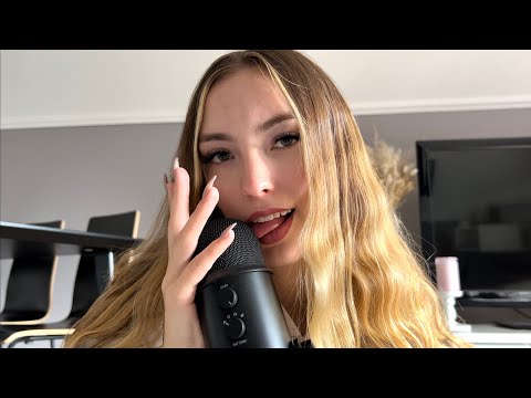 ASMR | tongue twisters and fast mouth sounds, tktk, sksk, clicking👅 (german/deutsch)