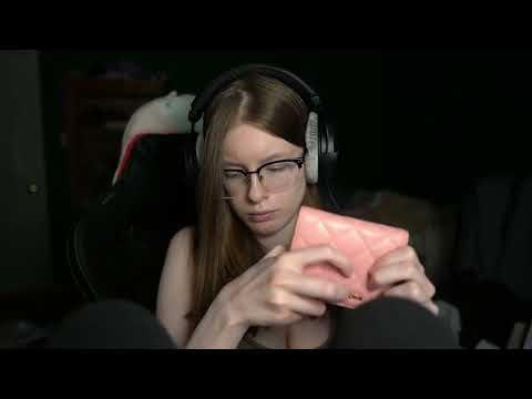ASMR With Only PINK Triggers (tapping, scratching and crinkles)