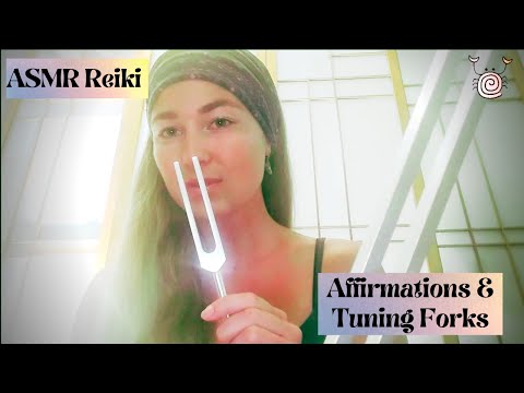 [ASMR] ~ Reiki Affirmations ASMR & Tuning Forks Healing | I AM YOUR HYPE WOMAN 🥳 Sound Healing ASMR