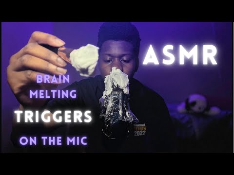 ASMR ~ Brain Melting Tingles ~ Triggers On The Mic #asmr