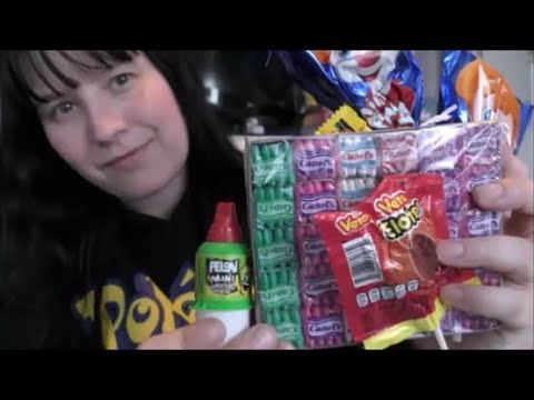 Asmr - MEGA Crinkly packaging Sounds.. Mexican Candy gifts from a viewer - #tingles