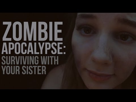 [BINAURAL ASMR] Zombie Apocalypse: Surviving with Your Sister (whispering, fire, tapping)