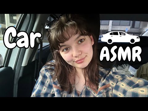 ASMR In The Car | Fast + Aggressive Camera Tapping, Mouth Sounds, Fabric Scratching, Tapping, More