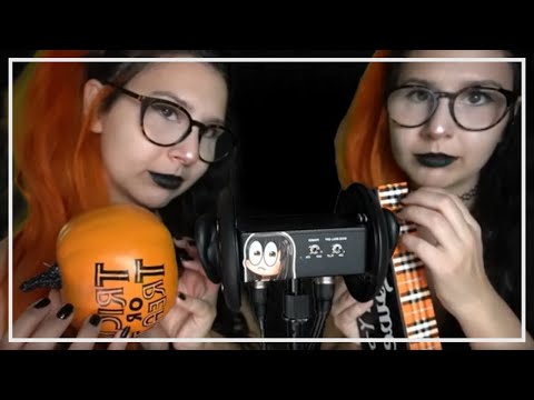 ASMR 🎃 Spooky Twin Tapping & Scratching