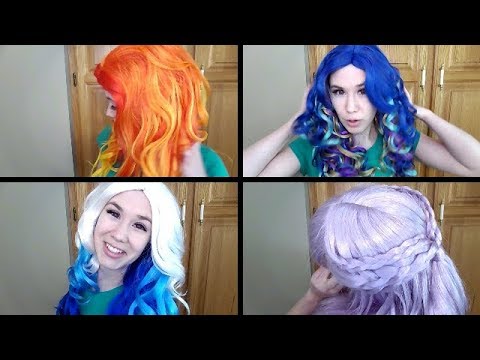 ASMR Trying on Wigs (Rambling - Soft to Normal Speaking, Some Whispers)