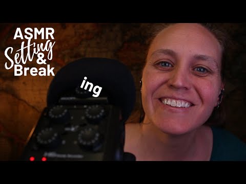 ASMR Setting and Breaking with my New Mic! | Zoom H6 | Whispered Trigger Assortment
