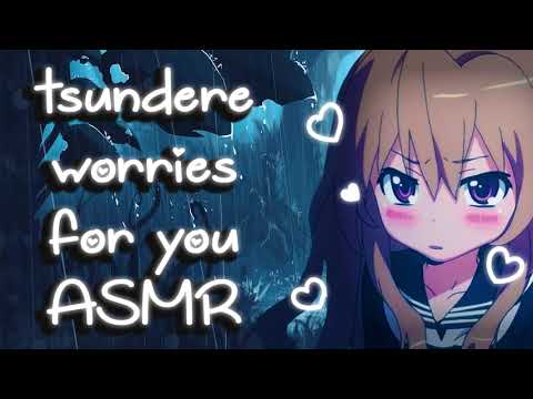 ❤︎【ASMR】❤︎ Tsundere Worries About You | Audio Roleplay