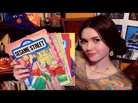 🎊Happy Sesame Street Day! (ASMR) Page Turning~Whispering~Tracing