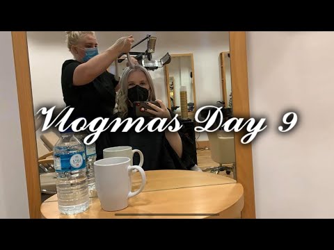 (Not ASMR) Vlogmas Day 9 - 2020 | Hairdresser's & Christmas Gift Shopping
