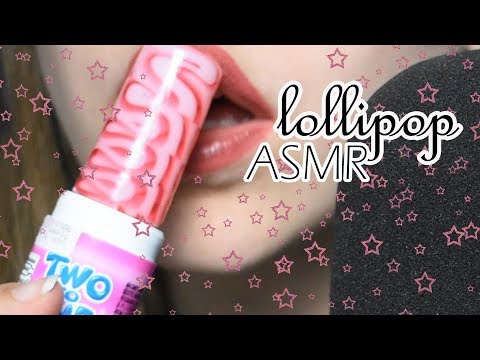ASMR ♥ I love this lollipop so much ♥ Mouth Sounds ♥ Eating a PUSH POP ♥