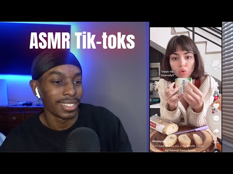 [ASMR] Reacting to satisfying ASMR videos on tiktok (3)