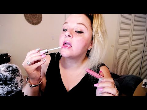 ASMR | 5 Minutes Lip Gloss Sounds | Relaxing Mouth Sounds and Sticky Lip Gloss
