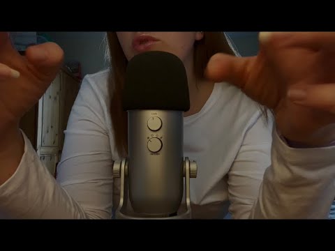 ASMR - Relaxing Hand Movements & Mouth Sounds