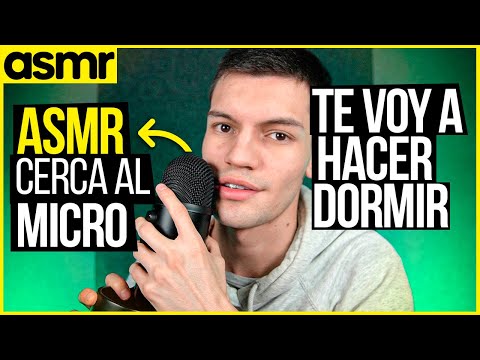 ASMR cerca del micro para dormir ASMR español