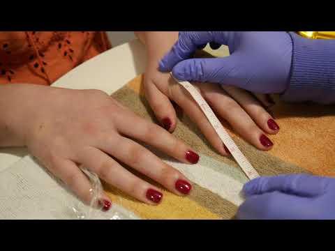 ASMR Hand Inspection Role-play (Brushing, latex gloves, measuring)