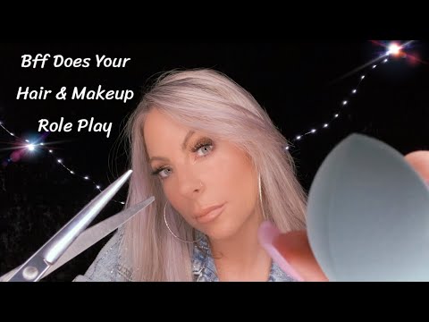 ASMR  | Doing Your Hair And Makeup .. Guaranteed To Relieve Anxiety And Help You SLEEP 😴