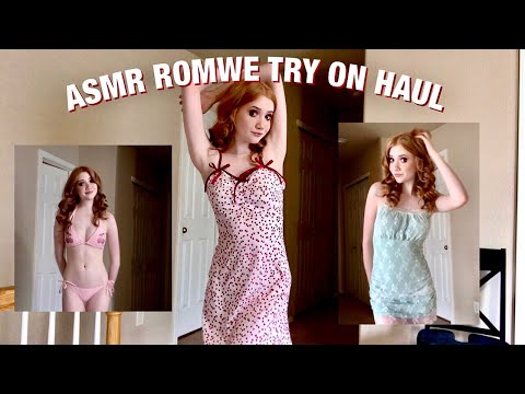 ASMR ~ Cutest Valentine’s Day Try On Haul x ROMWE! ~ Trendy, Fun, & Affordable!