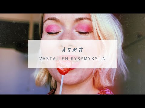 ASMR Suomi Q&A - Olipa kerran POSITIIVINEN kysely ♥