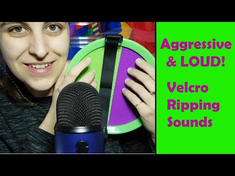 ASMR Aggressive & LOUD Velcro Ripping Sounds & Scratching Sounds - Adjust Your Volume!