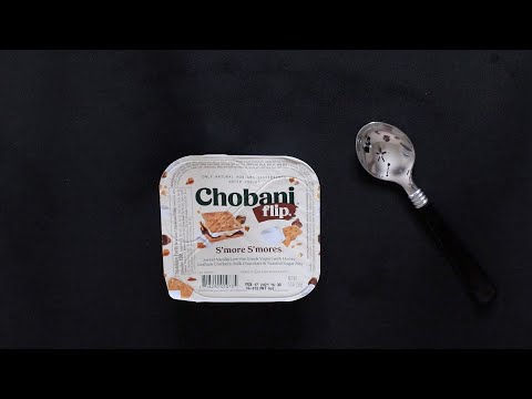 Chobani Flip Smores Yogurt ASMR eating sounds