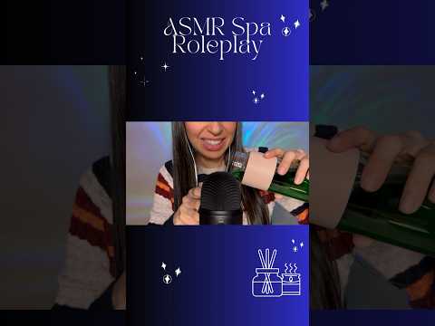 ASMR spa roleplay 💖 #asmr #relaxing #sleep #asmrspa #calming