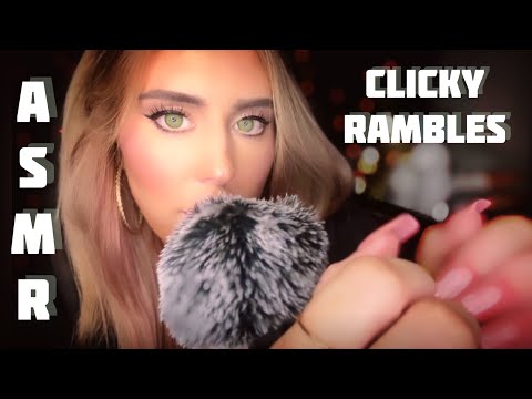 ASMR ✨ Clicky whisper rambles, tapping, & my countdown for tingles, relaxation, & sleep ✨