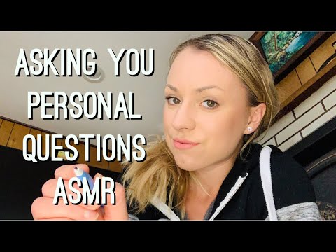 Asking You Personal Questions ASMR | Whispering And Hand Movements ASMR | Writing On Paper ASMR
