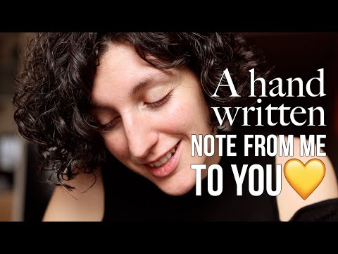 [ASMR] I wrote you a love note, can I post it to you?🥰 (SOFT SPOKEN, French girl, LOVING ENERGY)