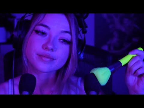 ASMR Soft Spoken Ramble [tinkering with different background sounds]