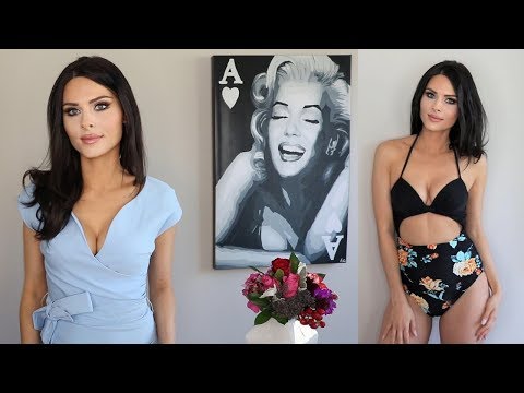 ASMR CLOTHING TRY ON AND FABRIC SCRATCHING - Vintage Inspired Soft Spoken