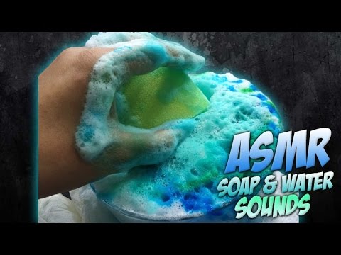 ASMR Epic Turquoise Soap & Water Sounds! 💦💧