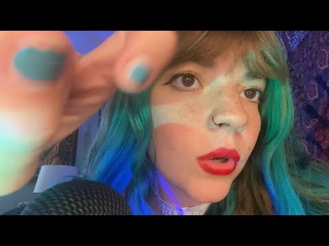 ASMR SPIT PAINTING UpClose & Personal | Visuals, M0uth Sounds, Whispering
