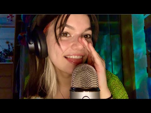 ASMR | Wet and Dry Mouth Sounds (Fast and Aggressive) Spit Painting, Fast and Slow Mount Sounds