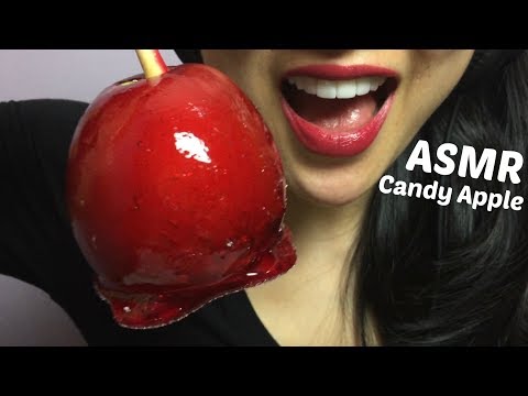 ASMR Candy Apple (EATING SOUNDS) | SAS-ASMR