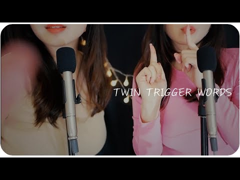 ASMR 😴 twin trigger words hand movement asmr  Deep Sleep!