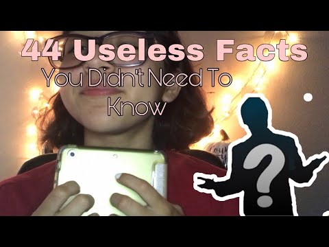 [ASMR] Useless Facts You Didn’t Need To Know