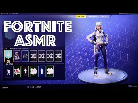 ASMR My Fortnite Inventory (Controller Sounds, Male Whisper, Commentary)