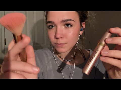ASMR | Doing Your Makeup In Class | Close Whispering